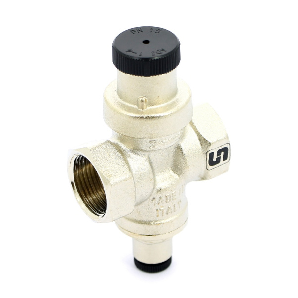 Редуктор давления Compact (никелированный, отв. 1/4)  3/4" UF